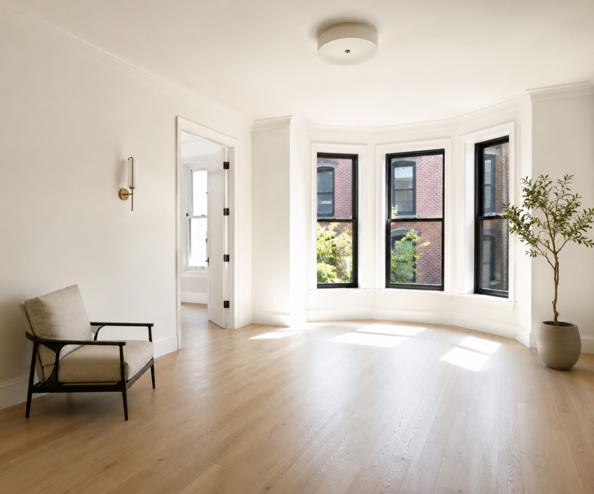 A newly renovated apartment ready for inspection